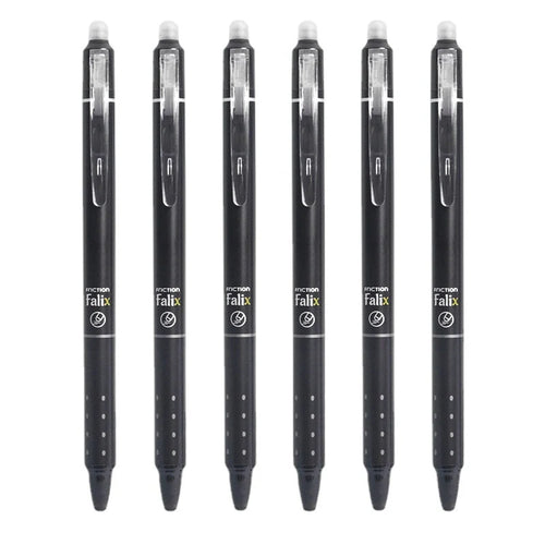 0.5mm Retractable Erasable Gel Pens Set with Refills Black Blue Gel