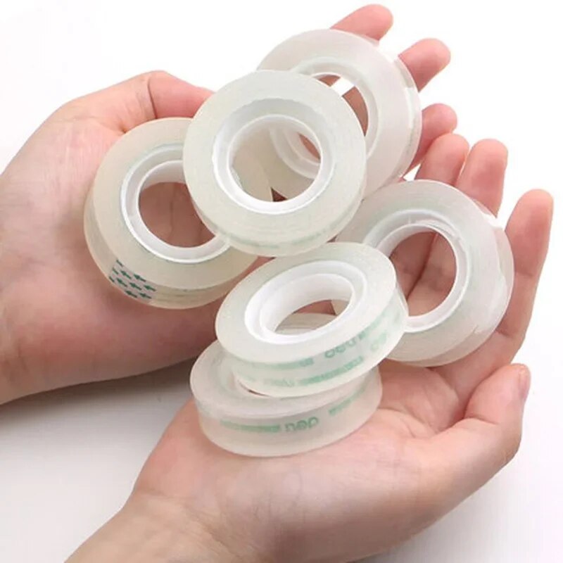 5/1 Roll Transparent Tape 18mm Non-marking Repair Tape DIY Packaging